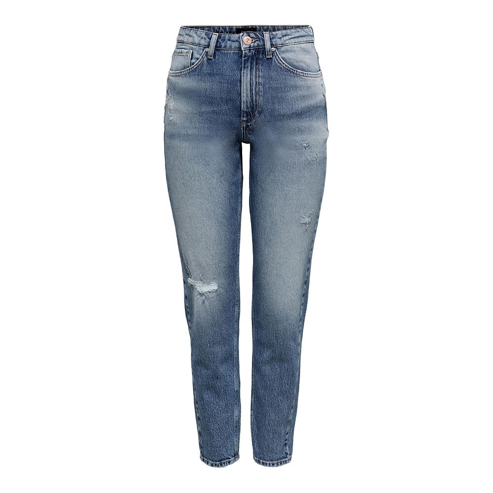 

Джинсы Only Veneda Mom Rip Rep High Waist, синий