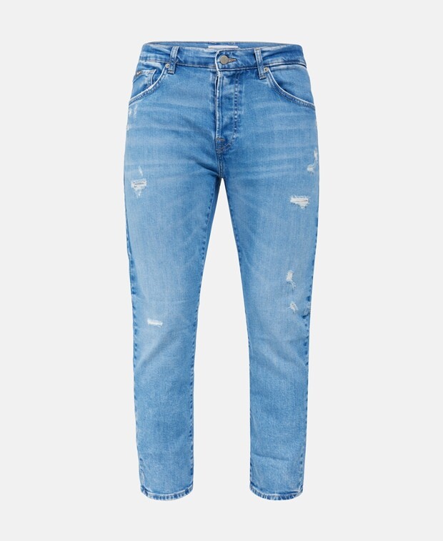 

Разрушенные джинсы Pepe Jeans, синий