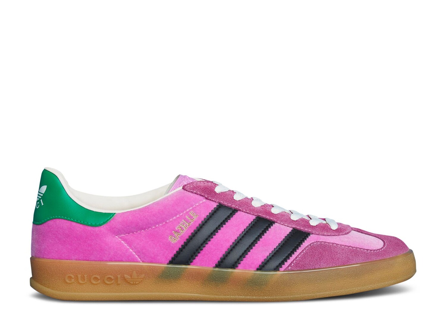 

Кроссовки adidas Gucci X Gazelle 'Pink Velvet', розовый