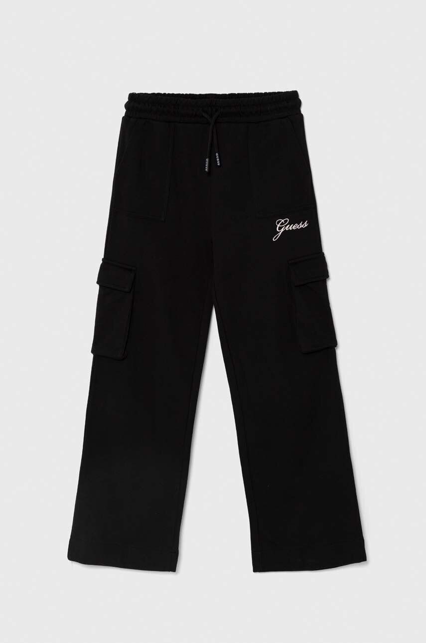 

Спортивные брюки Guess для мальчика/девочки из хлопка, черный