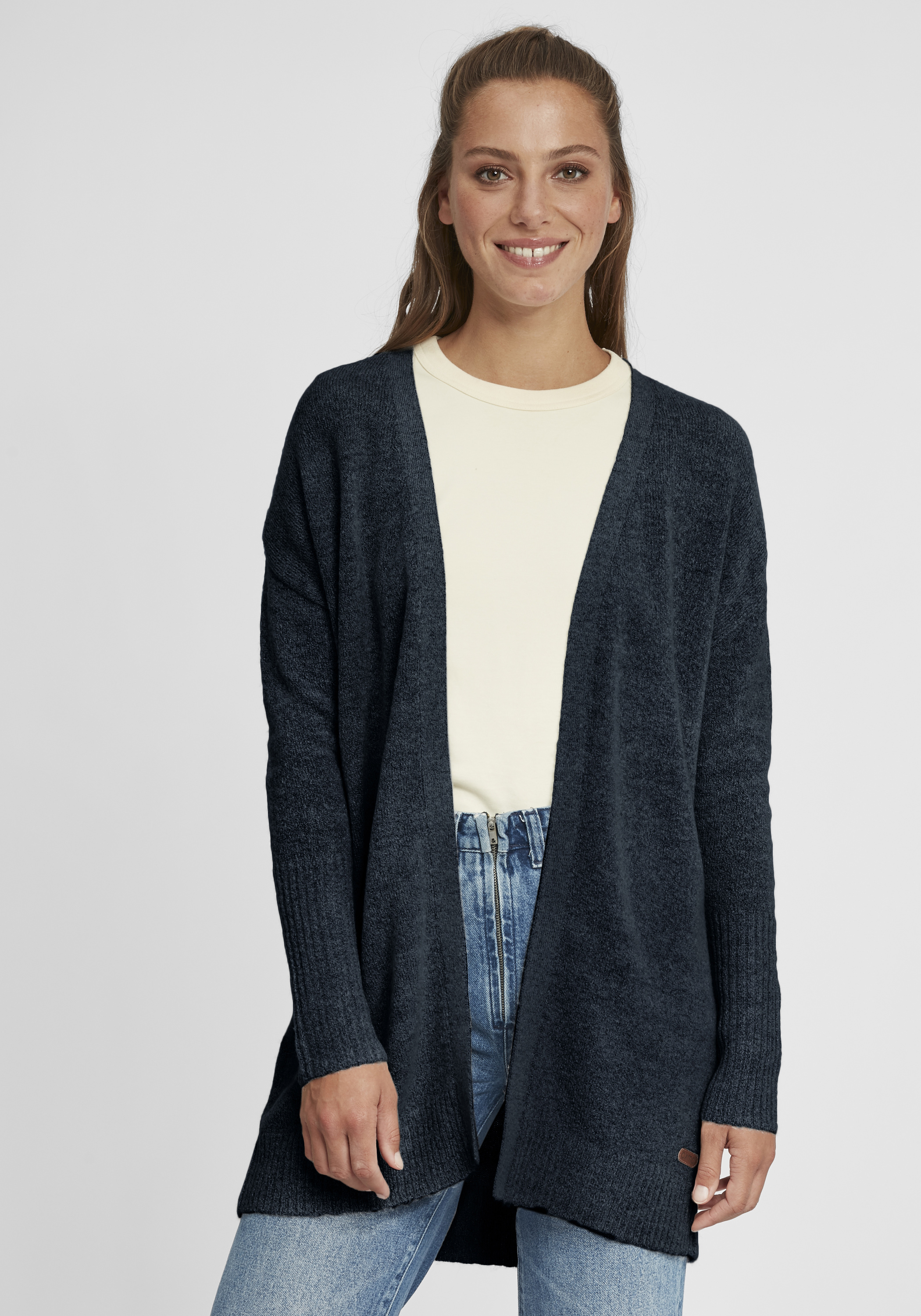 

Кардиган Oxmo Strickjacke, серый