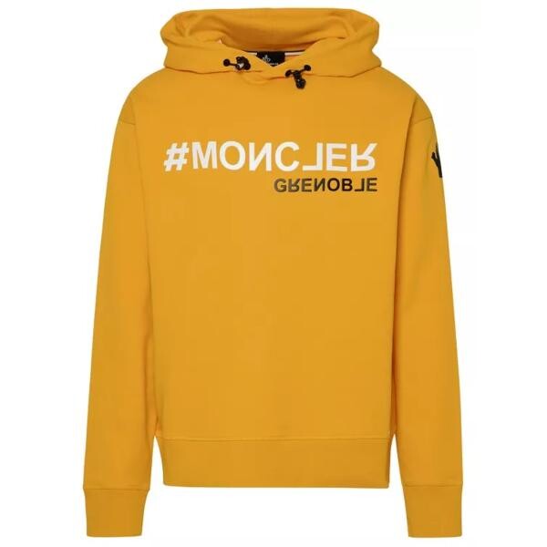 

Футболка logo hooded sweatshirt Moncler, желтый