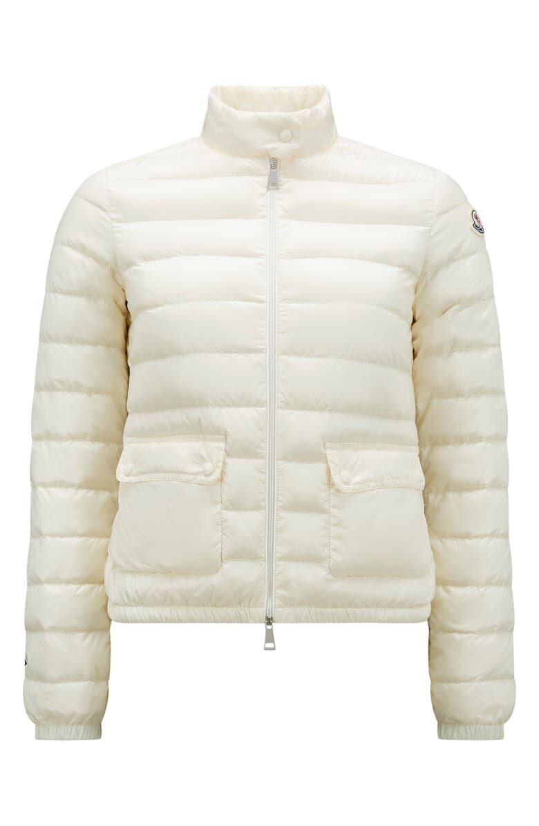 

Стеганый пуховик с капюшоном Lans MONCLER, белый