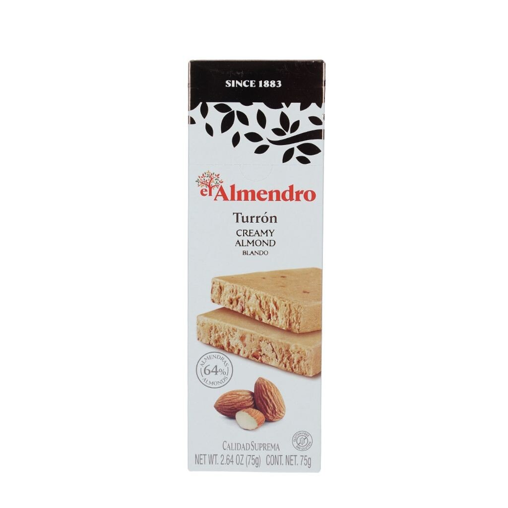 

Almendro Turrón Сливочная нуга с миндалем. El Almendro