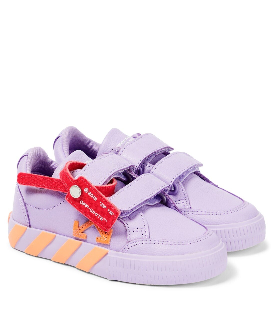 

Низкие кроссовки из вулканизированной кожи Off-White, белый