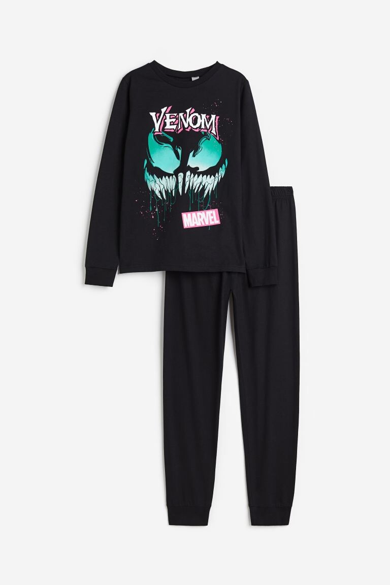 

Пижамный комплект из джерси с принтом H&M