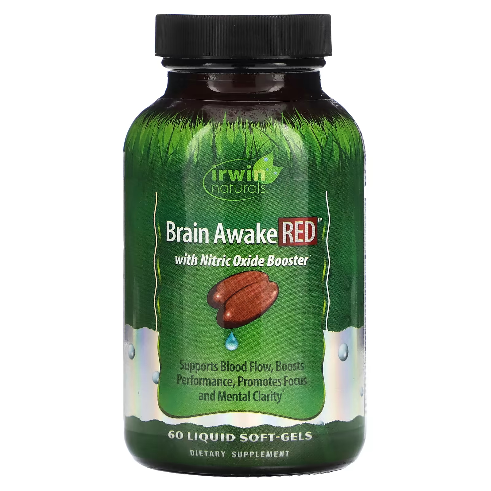 Мультивитамины Irwin Naturals Brain Awake Red, 60 капусл irwin naturals brain awake red добавка для улучшения работы мозга 60 желатиновых капсул
