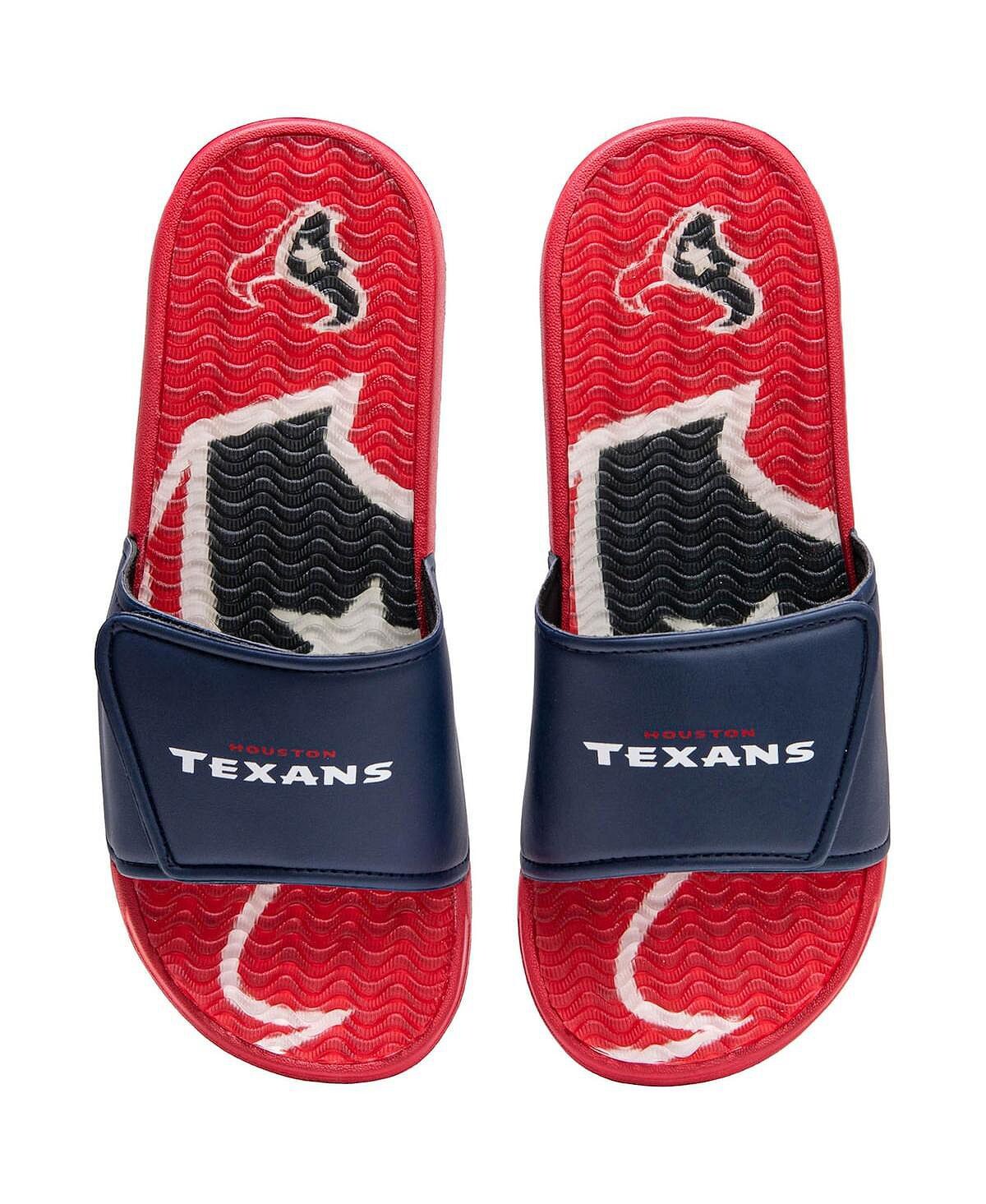

Мужские гелевые шлепанцы Houston Texans Wordmark FOCO
