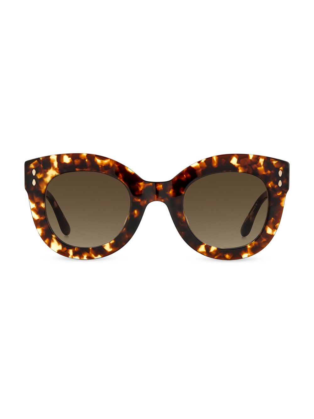 Круглые солнцезащитные очки 49 мм Isabel Marant, коричневый