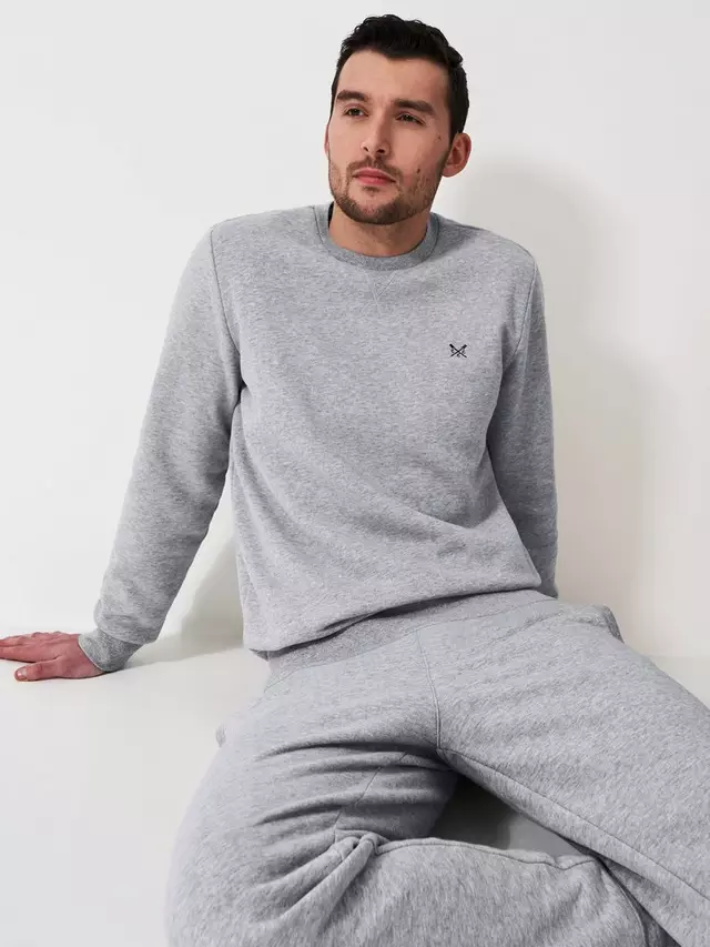 

Толстовка Crew Clothing Logo, цвет marl/grey