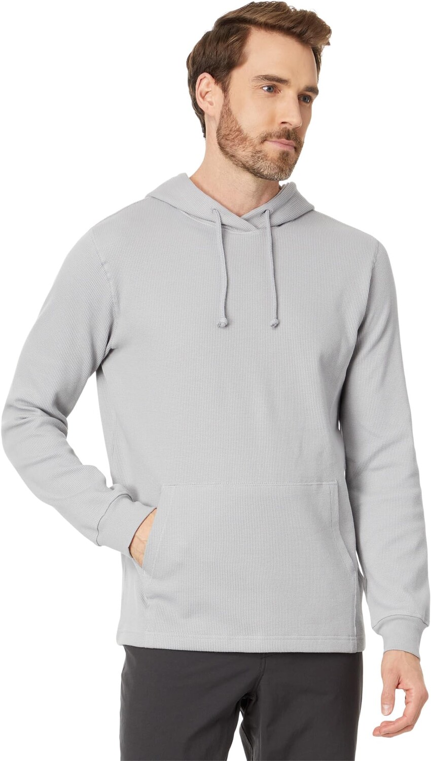 

Вафельная толстовка The North Face, цвет Meld Grey