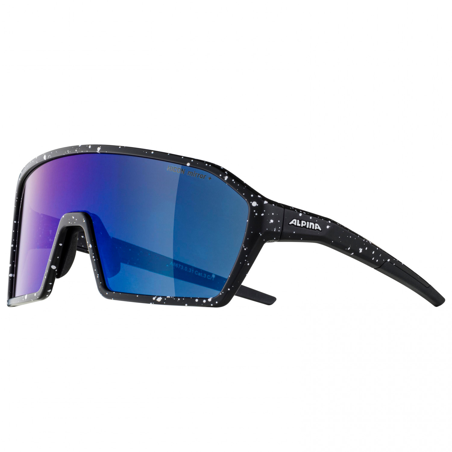 Велосипедные очки Alpina Ram HM+ Hicon Mirror Cat 3, цвет Black Blur Matt