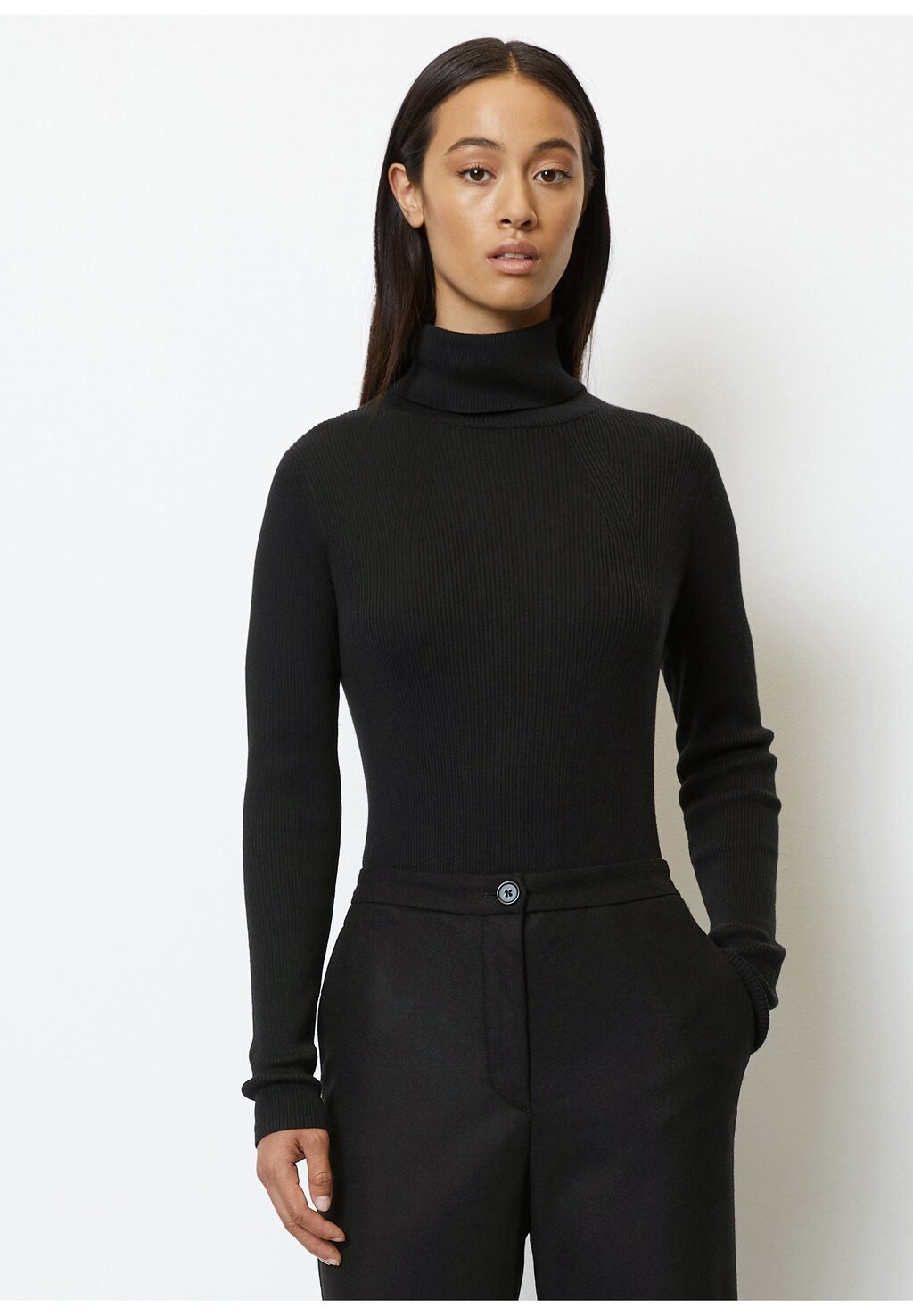 

Джемпер Marc O'Polo LONGSLEEVE STRUCTURE TURTLE NECK, черный