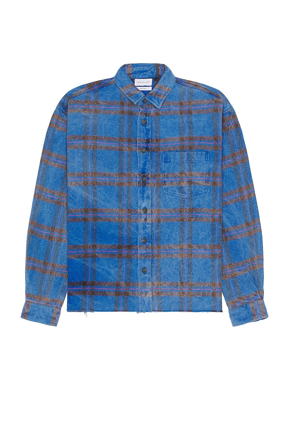 

Рубашка John Elliott Hemi Oversized, цвет Marfa Check