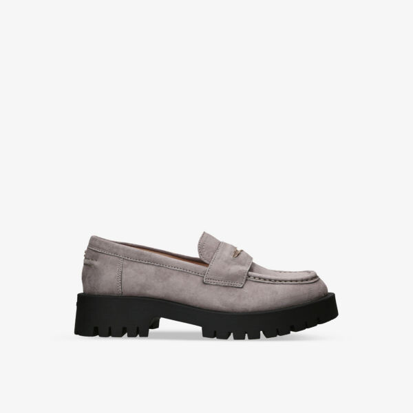 

Лоферы Stomper 2 из замши и кожи с ремешками Carvela, серый