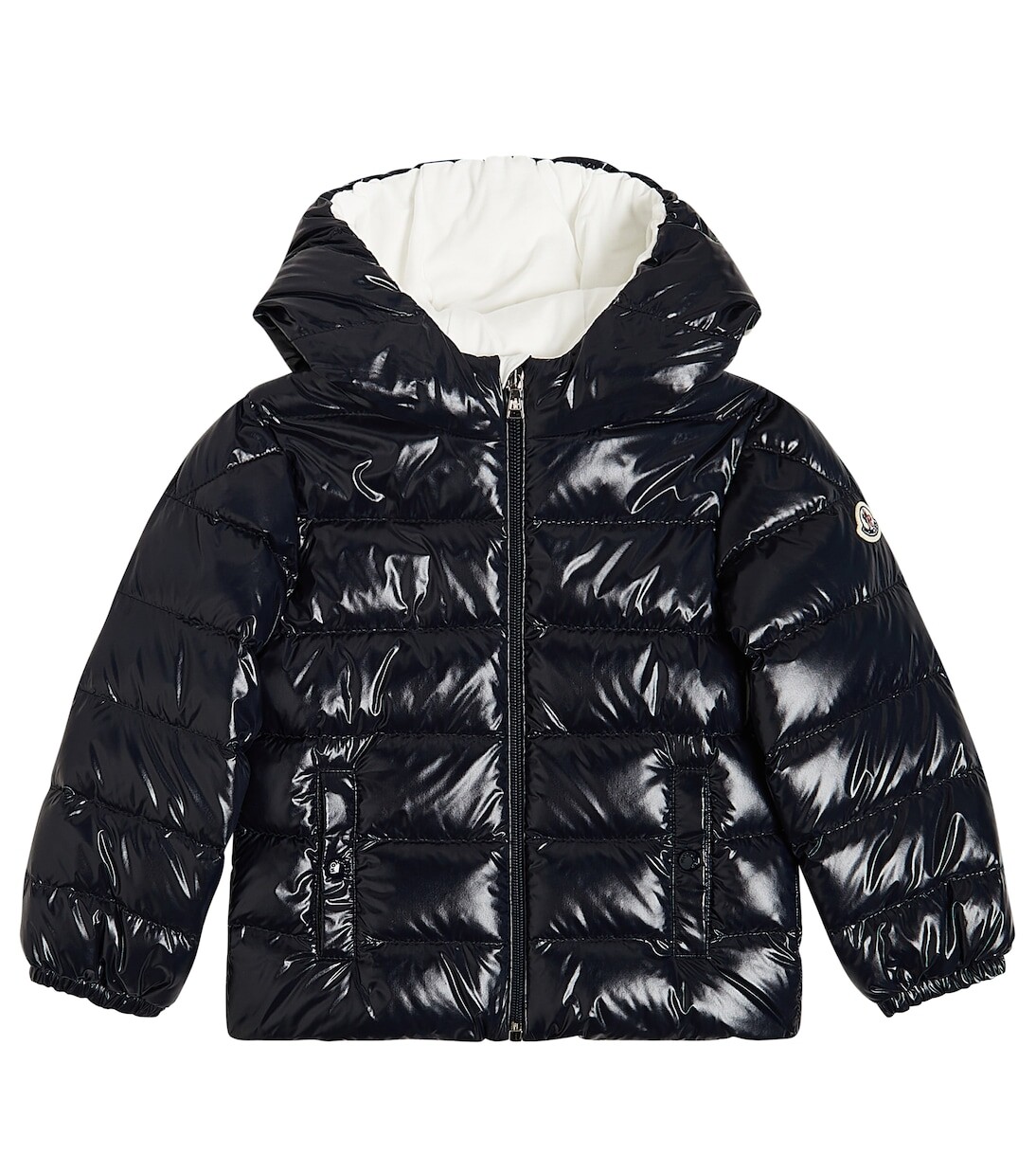 Пуховик baby anand Moncler Enfant, синий