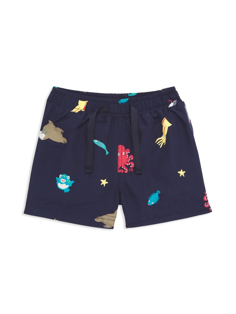 

Шорты для плавания с морскими животными для мальчика Petit Bateau, нави