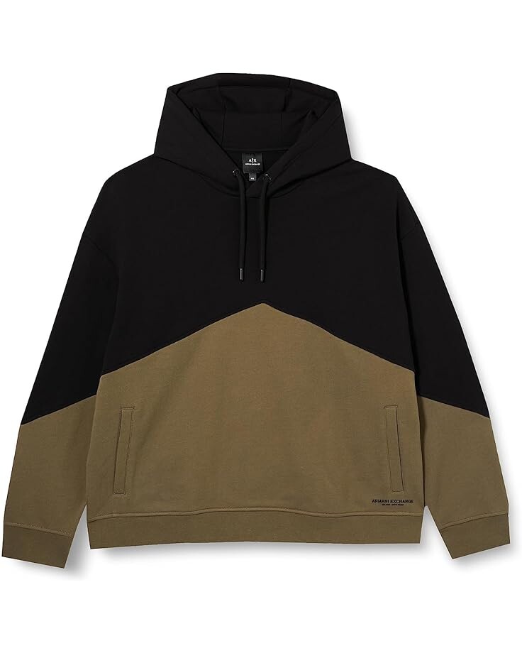 

Худи Armani Exchange Chevron, черный