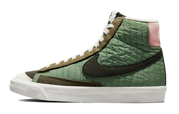 

Флисовые кроссовки Nike Blazer Mid '77 (GS) Plus зеленый/коричневый
