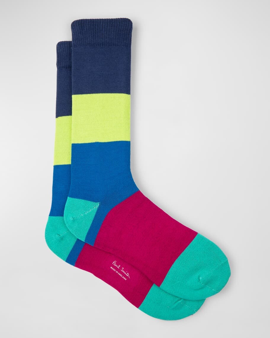 

Мужские носки в стиле колор-блок Paul Smith