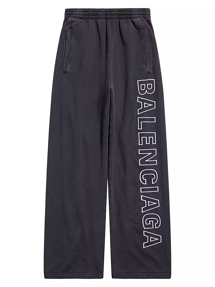 

Мешковатые спортивные штаны Outline Balenciaga, черный