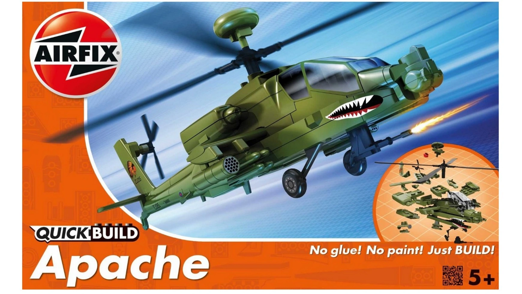 Airfix Комплект модели Apache Quick-Build