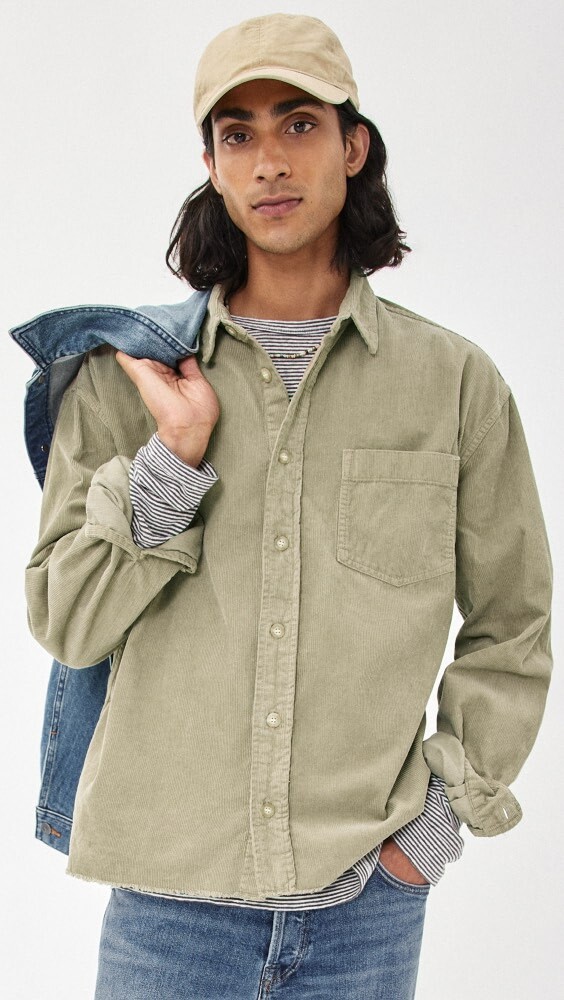 

Рубашка John Elliott Corduroy Hemi