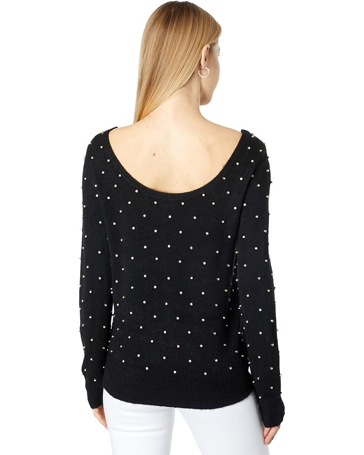 

Свитер Lilly Pulitzer Laveta Rhinestone Sweater, цвет Black Ritzy Rhinestones