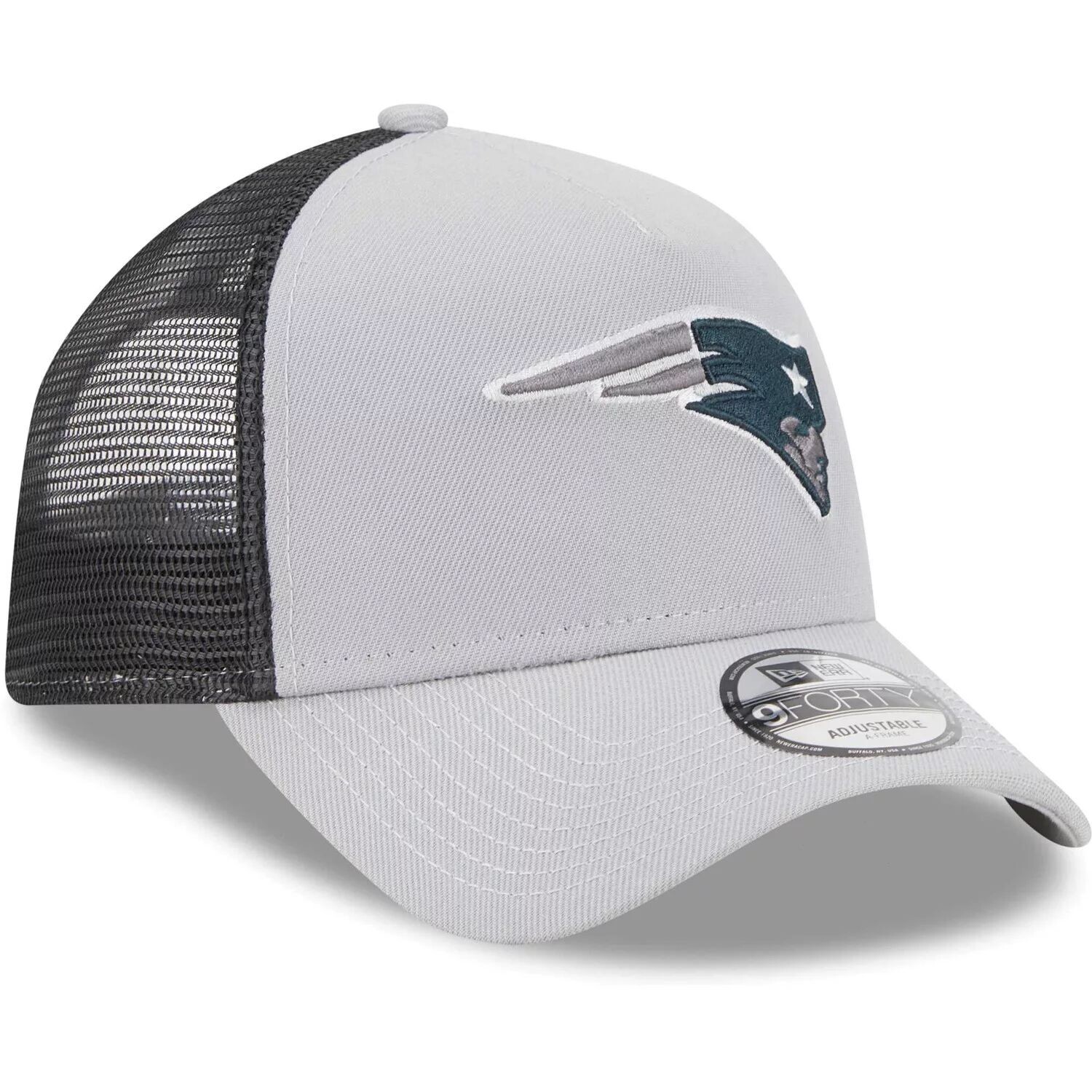 

Мужская серая кепка New Era New England Patriots Repreve Redux 9FORTY Snapback