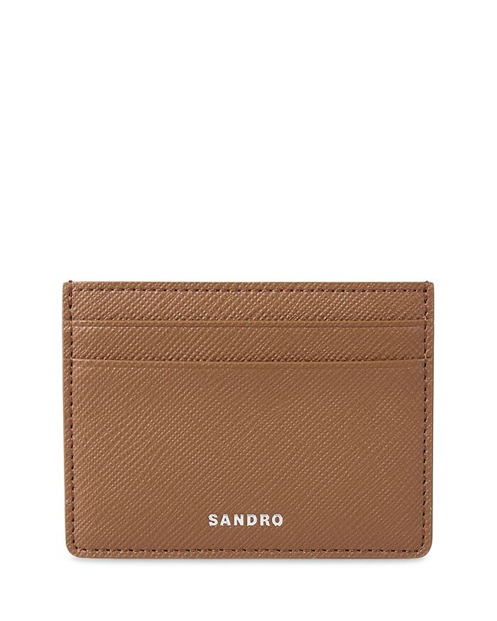 

Визитница из сафьяновой кожи Sandro