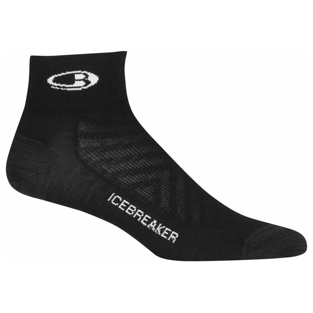 

Носки Icebreaker Run+ Ultralight Mini Merino, черный