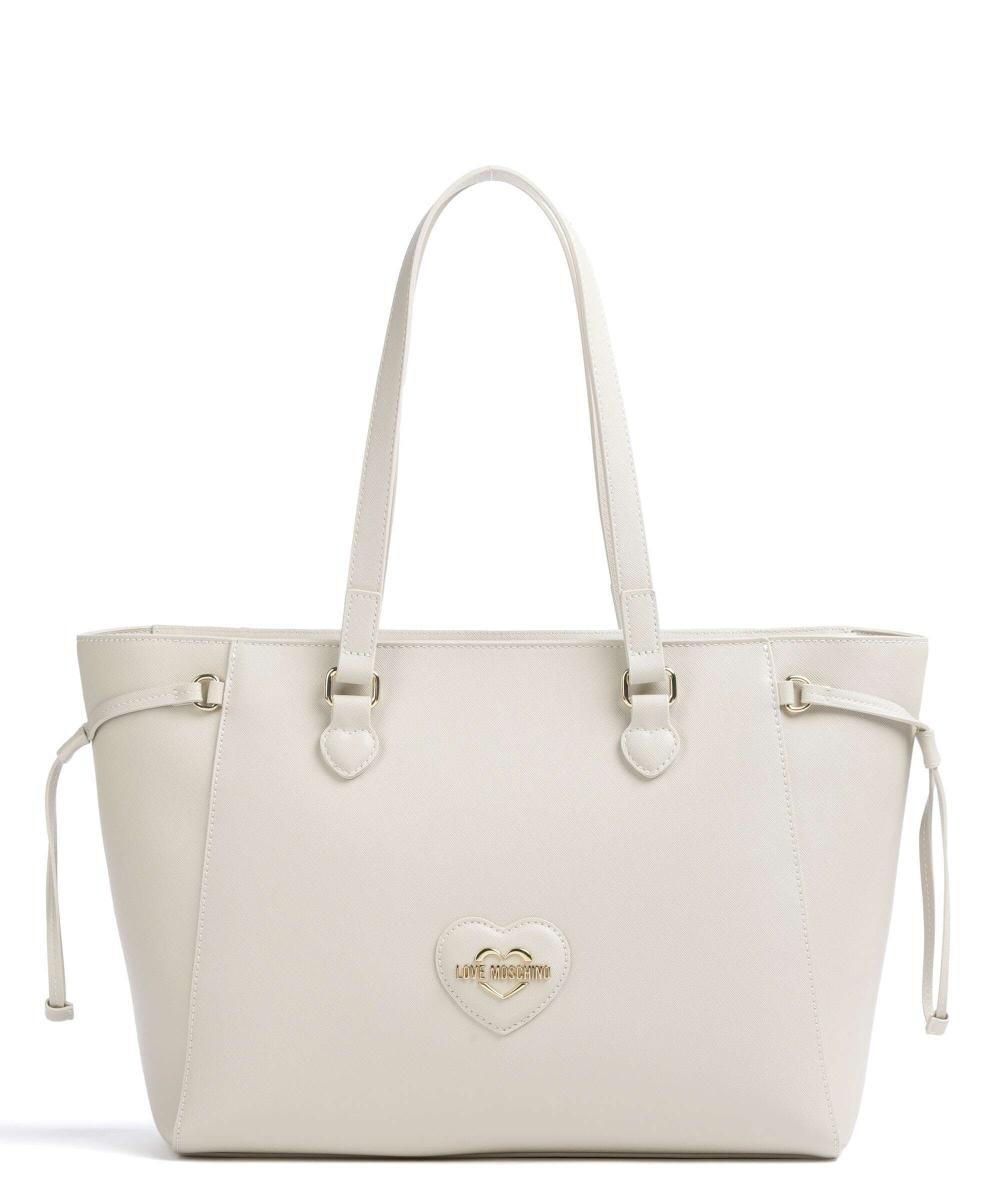 

Шопер Sweet Heart из искусственной кожи Love Moschino, бежевый