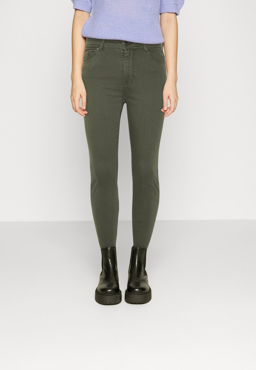 

Брюки ONLY Onlmissouri Seamless Pant, канифоль, Серый