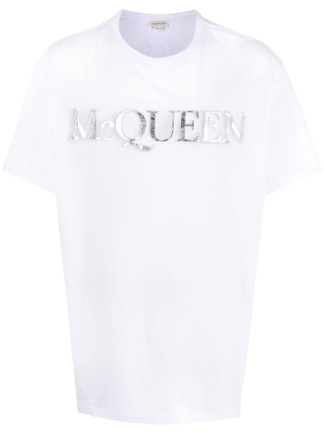 

Alexander McQueen футболка с логотипом, белый