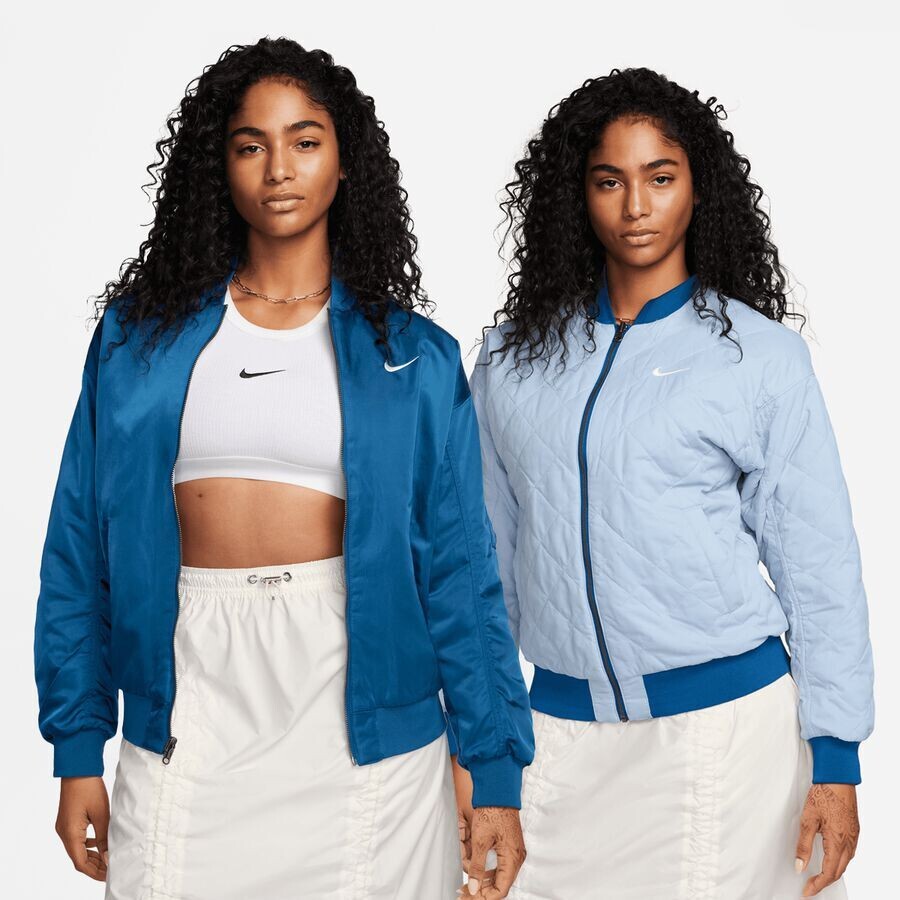 

Куртка Sportswear Wendbare Varsity-Bomberjacke NIKE, цвет court blue/lt armory blue/sail