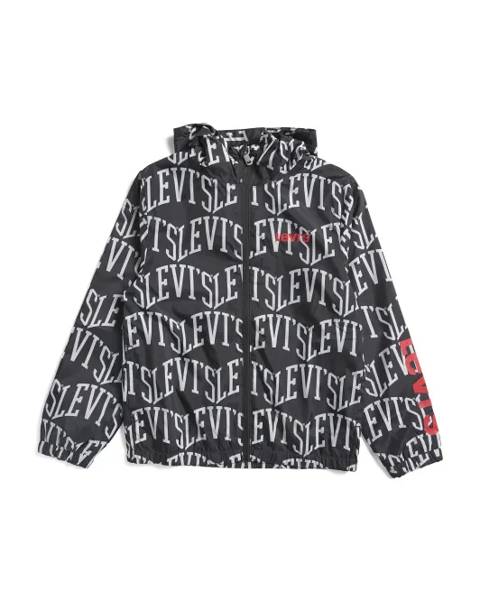 

Ветровка мраморная Big Boy Levis, черный