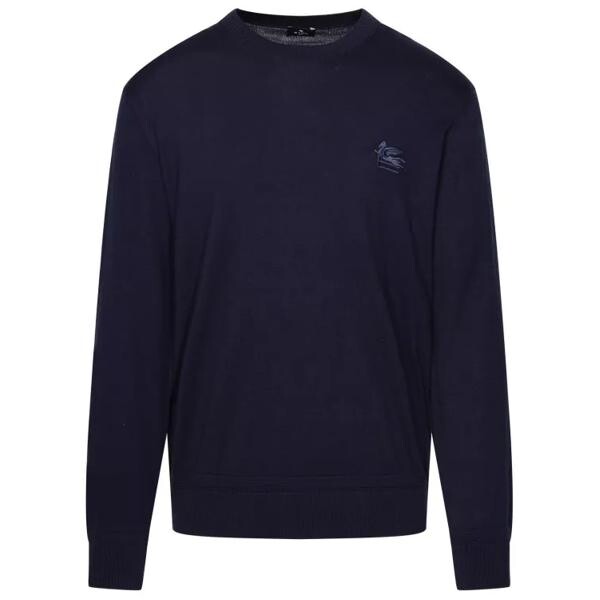 

Свитер cotton blend sweater Etro, синий