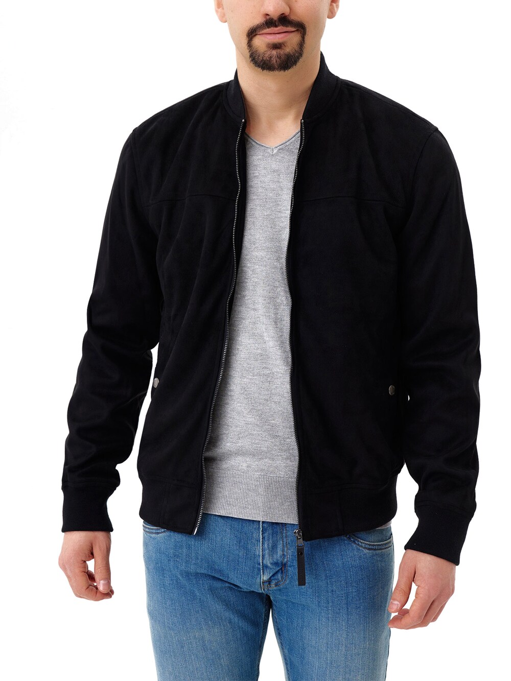 Межсезонная куртка INDICODE JEANS Abbott, черный межсезонная куртка indicode jeans aaron черный