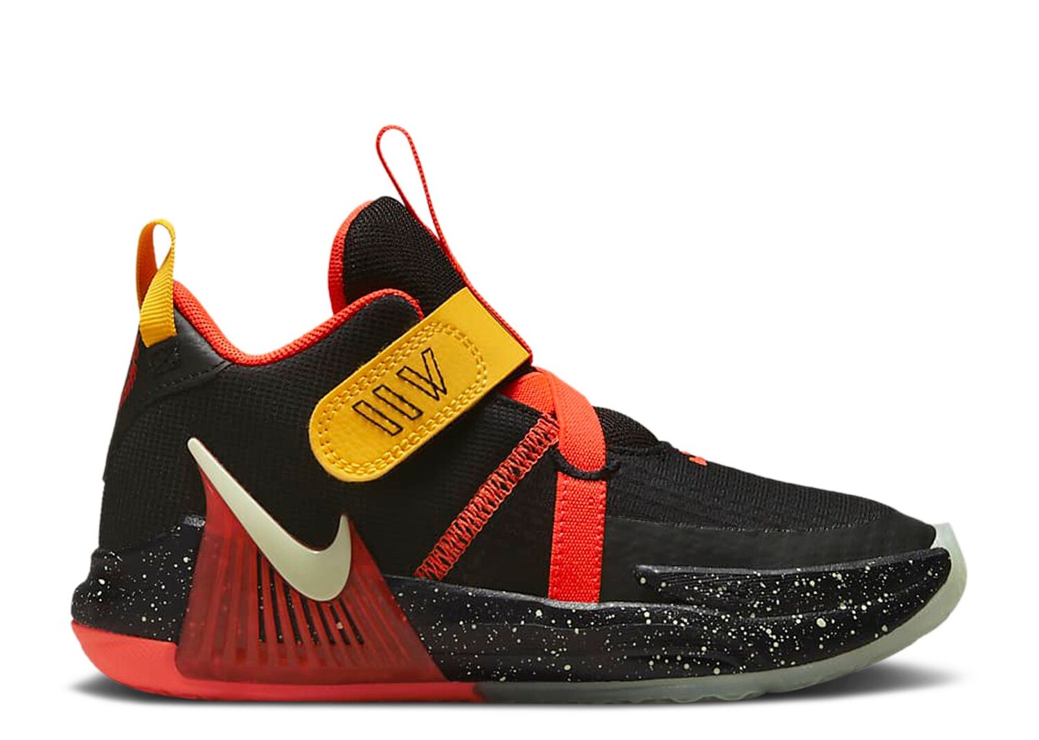 

Кроссовки Nike Lebron Witness 7 Ps 'Black Bright Crimson Speckled', черный