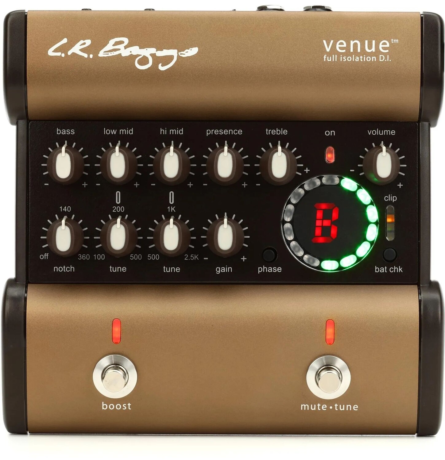 

LR Baggs Venue DI Предусилитель для акустической гитары/DI/EQ/Педаль тюнера