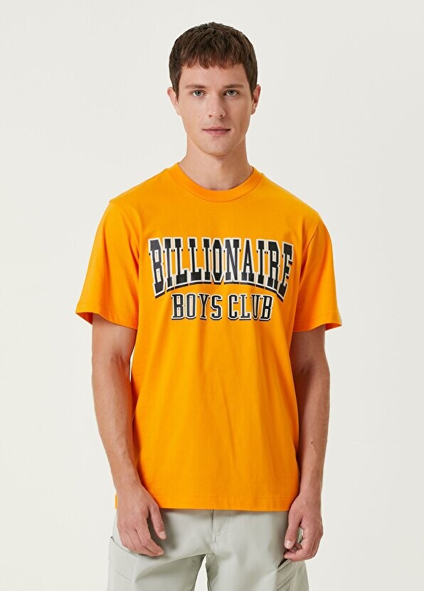 

Оранжевая футболка с логотипом Billionaire Boys Club, Оранжевый