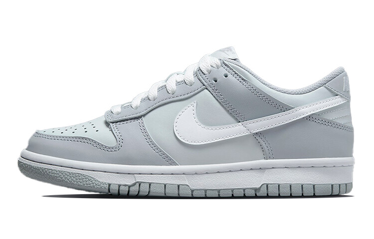 Двухцветные серые кроссовки Nike Dunk Low (GS) выгодно купить в ...