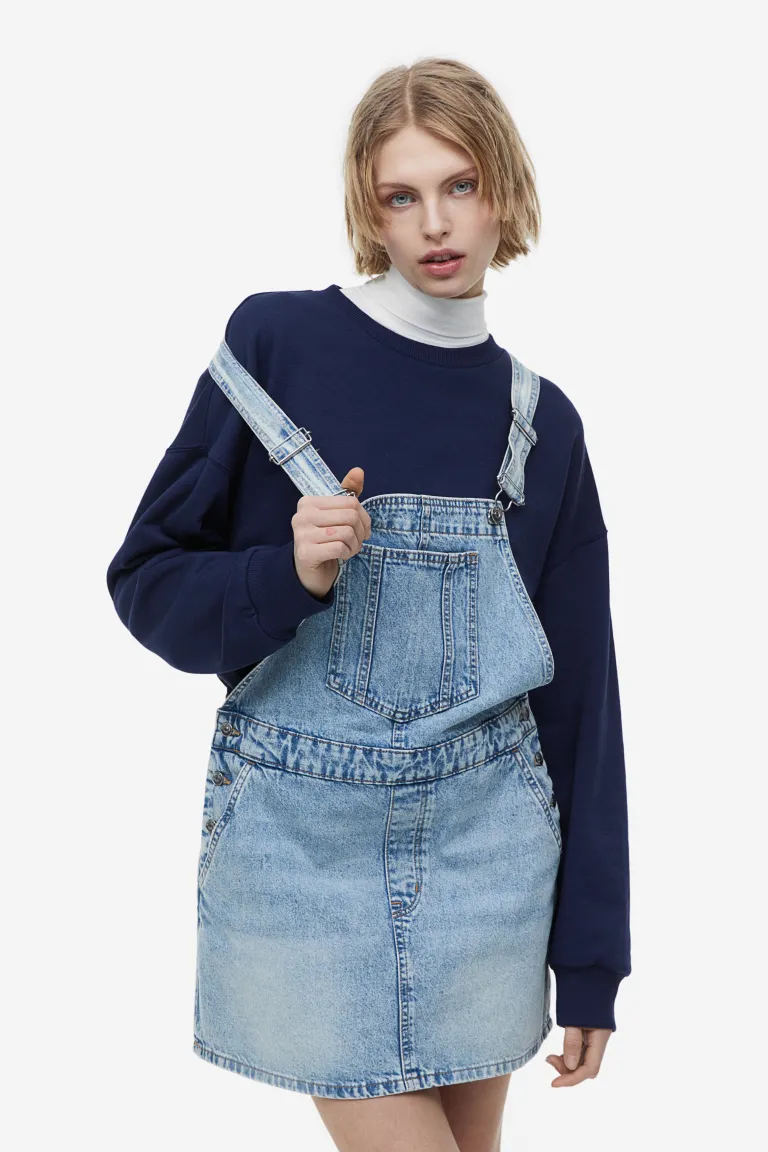 

Джинсовая ткань H&M, синий
