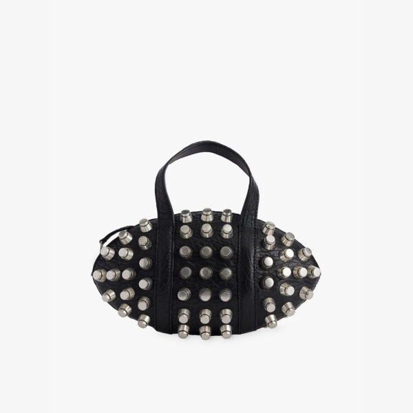 

Сумка из кожи Kong с верхней ручкой Alexander Wang, черный