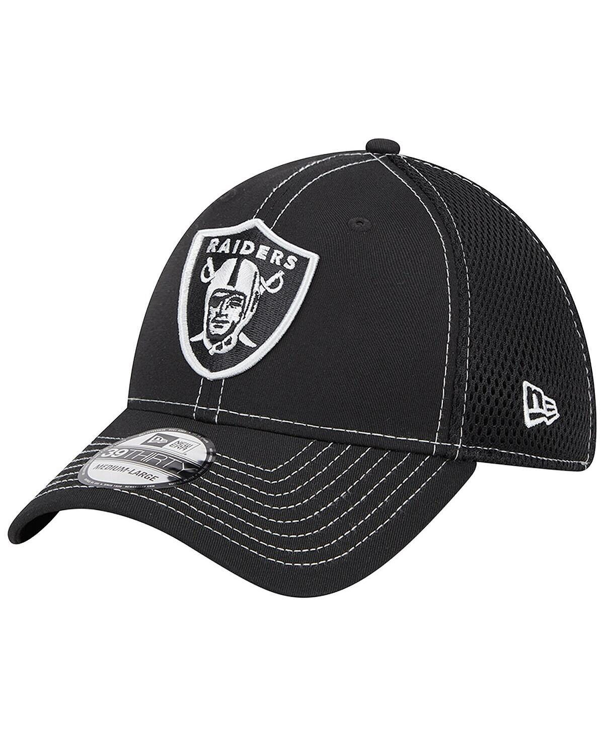 

Мужская черная кепка Las Vegas Raiders Team Neo Pop 39THIRTY Flex Hat New Era