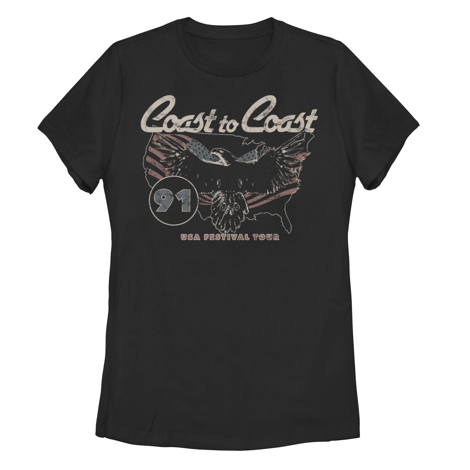 

Футболка с плакатом тура фестиваля Fifth Sun для юниоров в США "Coast To Coast"