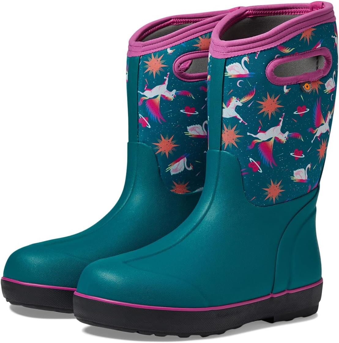 

Резиновые сапоги Classic II Space Pegasus Bogs, цвет Teal Multi