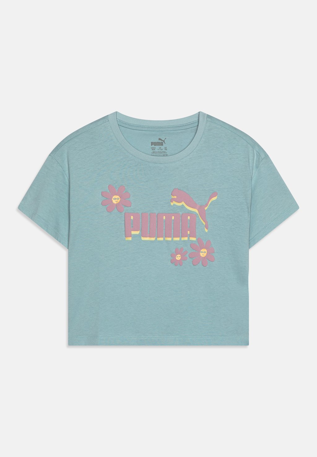 

Футболка с принтом Graphics Summer Flower Tee Unisex Puma, цвет turquoise surf