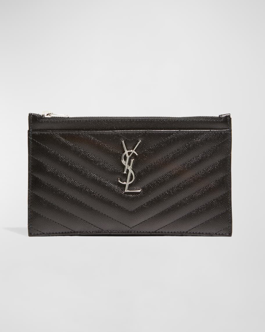 

Стеганая сумка/кошелек YSL Monogram Chevron Saint Laurent