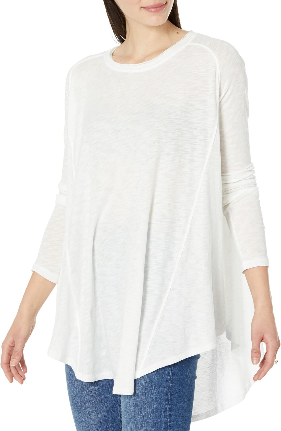 

Ария-трапеция с длинным рукавом Free People, цвет Optic White